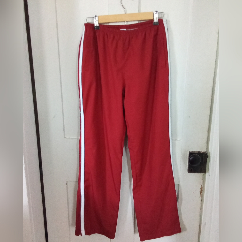 Vintage Gap Mens Lined Red Athletic Windbreaker Sport Pants Size Medium Y2K (E)